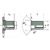 Ecrou a sertir Cranté Inox M4 L (3.5-5)