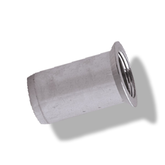 Ecrou a sertir Lisse Acier M6 C (0.5-3.0)-Lire la description