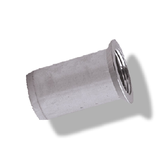 Ecrou a sertir Lisse Aluminium M5 C (0.5-3)-Lire la description