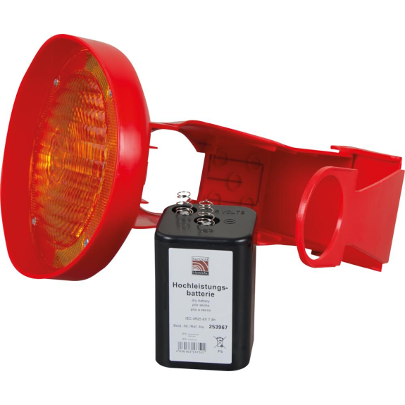 Leitkegel-LED-Leuchte ConeFix, einseitig gelb Leitkegel-LED-Leuchte ConeFix, einseitig gelb-Beschreibung lesen