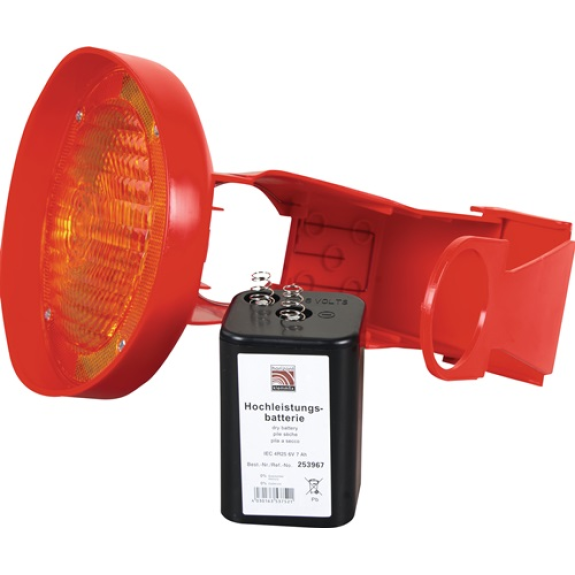 Leitkegel-LED-Leuchte ConeFix, einseitig gelb Leitkegel-LED-Leuchte ConeFix, einseitig gelb-Beschreibung lesen