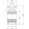 Gatos de husillo con soporte plano AMF 42 - 52 mm