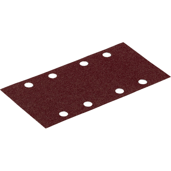Boîte de 50 feuilles abrasives VC 152 VELOURS rectangulaires 93x178mm Grain 80 8T - HERMES - 6076085-Lire la description