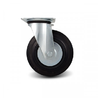 Roulette pivotante à platine-Lire la description