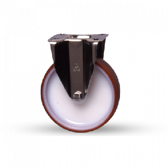 Roulette fixe acier inoxydable-Lire la description