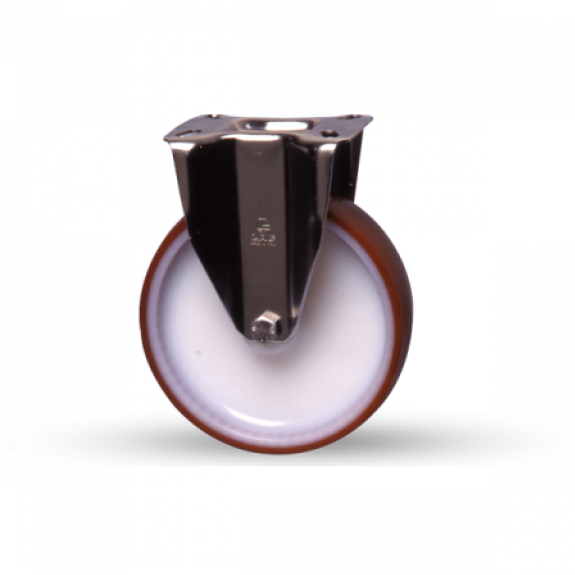 Roulette fixe acier inoxydable-Lire la description
