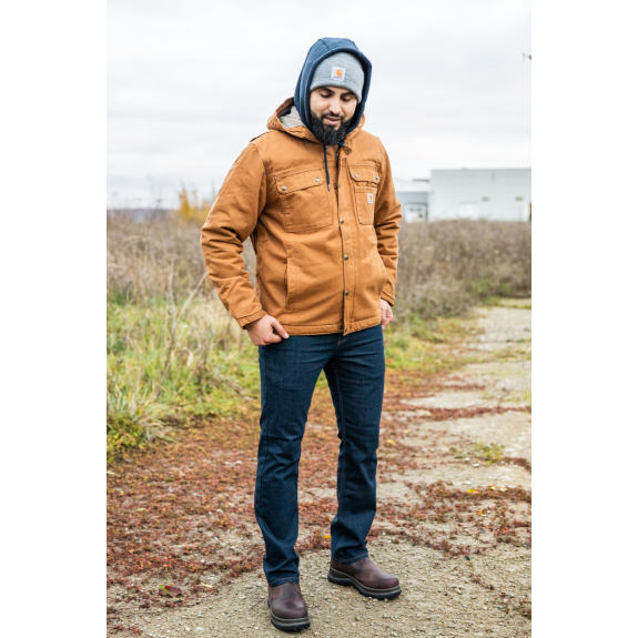 Blouson WASHED DUCK BARLETT TXL marron - S1103826BRNXL Blouson WASHED DUCK BARLETT TXL marron - S1103826BRNXL-Lire la description