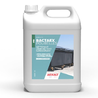 Nettoyant désinfectant surodorant Bactaex poubelles bidon de 5L - AEXALT - ND310-Lire la description