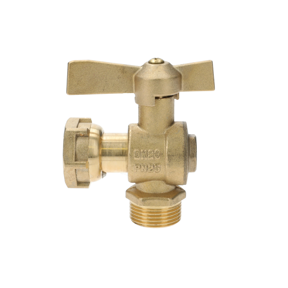 Robinet équerre Femelle 3/4 Mâle 1/2 pour compteurs d'eau  - B02-RCEQ1520-Lire la description