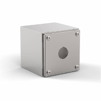 Boîte à bouton JSF 85 85 90 (LxHxP) inox AISI 304, IP66-Lire la description