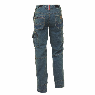 U-Power - Pantalon jeans de travail bleu Stretch TRAFFIC-Lire la description