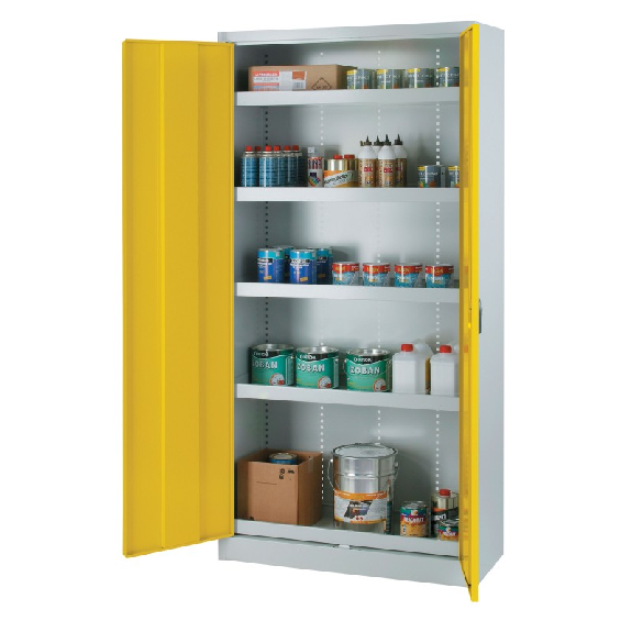 Armoire de sûreté avec 5 bacs Armoire de sûreté avec 5 bacs-Lire la description