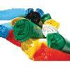 Sacco in plastica colorata da 130 lt