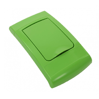 Couvercle ouverture rectangulaire et trappe pour DIB pour collecteur envirobin-Lire la description