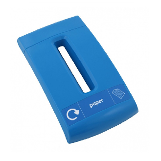 Couvercle fente pour papier pour collecteur envirobin-Lire la description