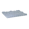 Tapa reforzada de HDPE para contenedor