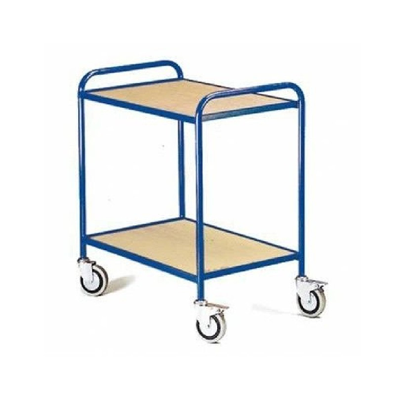 Trolley mit 3 Holztabletts Trolley mit 3 Holztabletts-Beschreibung lesen
