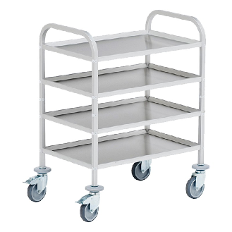 Mobiler Wagen mit 4 Tabletts-Beschreibung lesen