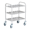 Carrello mobile con 3 vassoi