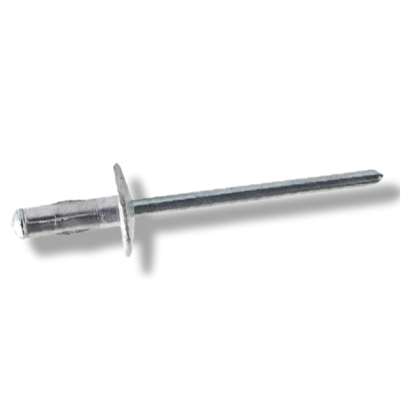 Rivet Multiserrage Aluminium Tige Acier Tête Extra-Large 4.8X25 Rivet Multiserrage Aluminium Tige Acier Tête Extra-Large 4.8X25-Lire la description