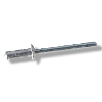 Rivet Multiserrage Aluminium Tige Acier Tête Plate 4.8X15-Lire la description