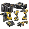 Pack complet de 4 machines Meuleuse Perforateur Visseuse