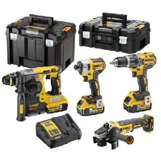 Pack complet de 4 machines Meuleuse Perforateur Visseuse-Lire la description