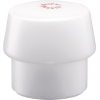 Tête de maillet à frappe amortie SIMPLEX D. de la tête 30 mm super-plastique blanc mi-dur  1,00 PCE