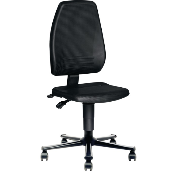 Arbeitsdrehstuhl  Rollen Integralschaum schwarz 440-620 mm-Beschreibung lesen