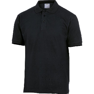 Polo AGRA manches courtes 100 % coton noir TM - DELTA PLUS - AGRANOTM-Lire la description