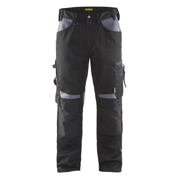 Pantalon artisan sans poches flottantes gris clair/noir T46 - 155618609499C52 Pantalon artisan sans poches flottantes gris clair/noir T46 - 155618609499C52-Lire la description