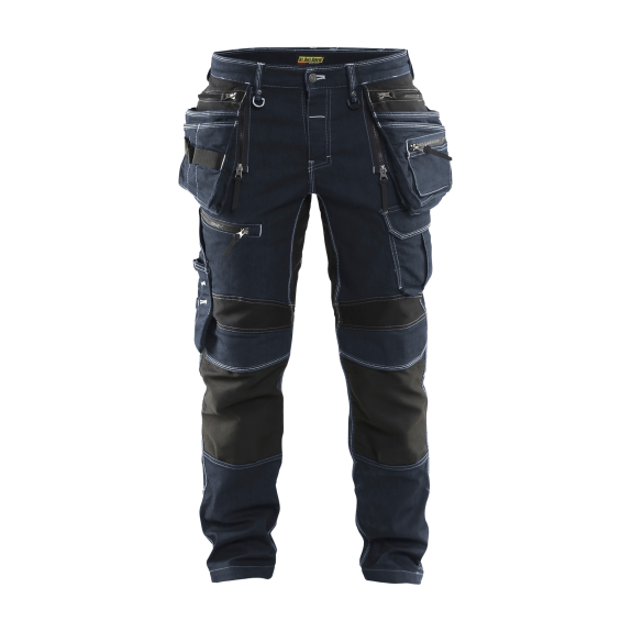 Pantalon X1900 Artisan stretch 2D marine/noir T44 - BLÅKLÄDER - 199011418999C50-Lire la description