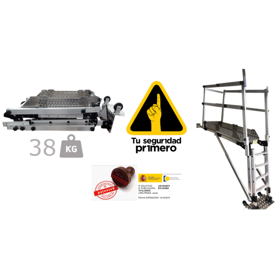 Échafaudage d'accès à la cage d'ascenseur PAT 800/2200-Lire la description