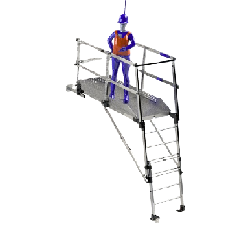 Échafaudage d'accès à la cage d'ascenseur PAT 1700/3000-Lire la description