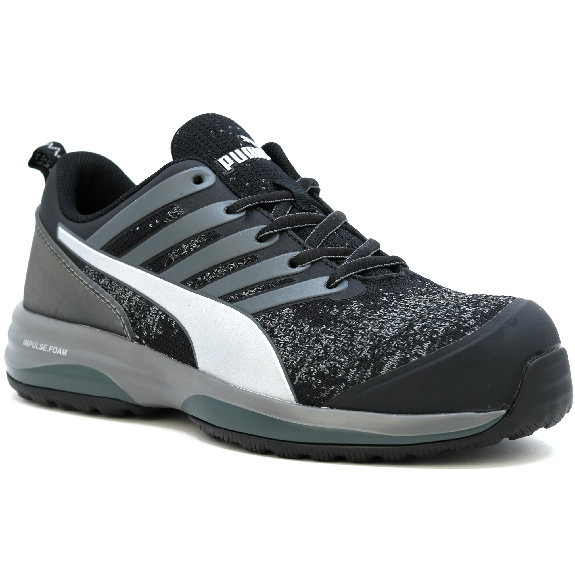 Baskets de sécurité basses CHARGE BLACK LOW S1P ESD HRO SRC noir/gris P40 - PUMA - 64454-T.40 Baskets de sécurité basses CHARGE BLACK LOW S1P ESD HRO SRC noir/gris P40 - PUMA - 64454-T.40-Lire la description