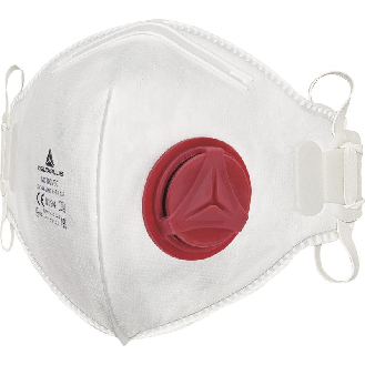 Masque respiratoire pliable jetable FFP2+valve - DELTA PLUS - M1200VPC-Lire la description