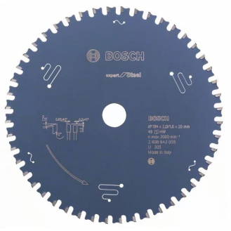 Lame de scie circulaire pour l'acier 184 x 20 x 16mm 48 dents  EXPERT - 2608643055-Lire la description