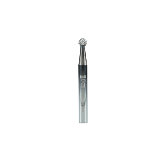 Fraise carbure sphérique 10 x 9 mm longueur 49 mm - HANGER - 151210-Lire la description