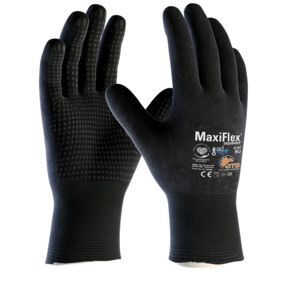 Gants tricoté Nylon/Lycra® Maxiflex® Endurance™ noir T8 - MXFLEND847.T8 Gants tricoté Nylon/Lycra® Maxiflex® Endurance™ noir T8 - MXFLEND847.T8-Lire la description