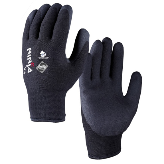 Gants de protection hiver Ninja® Ice enduit HPT™ noir T7  - NI00-T7-Lire la description
