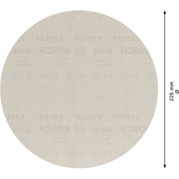 Disques abrasifs réticulés 225mm Expert M480 pour ponceuses excentriques G150  - 2608900710-Lire la description