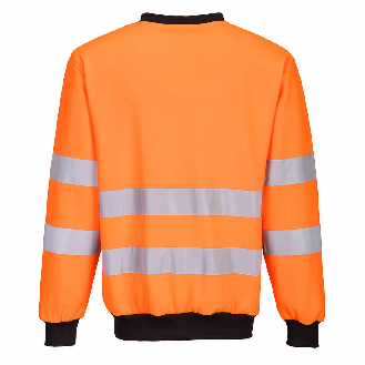 Portwest - Sweat-shirt manches longues haute-visibilité à col rond PW2-Lire la description