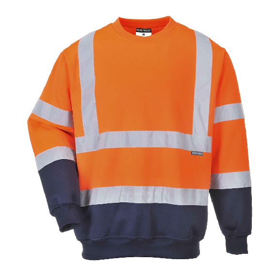 Portwest - Sweat-shirt bicolore HV - B306-Lire la description