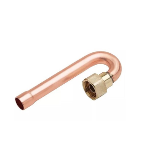 Raccord gaz coudé 180° F1/2 16 + joint  - 220616-Leggi tutto