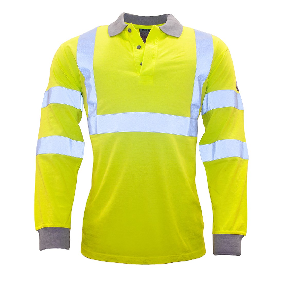Portwest - Polo manches longues FR antistatique et HV - FR77-Lire la description