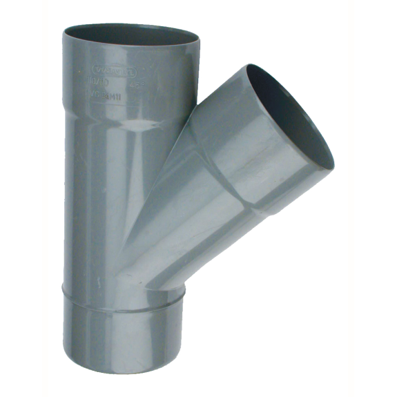 Culotte PVC mâle-femelle 45° D40 - 3026019 Culotte PVC mâle-femelle 45° D40 - 3026019-Lire la description