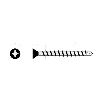 Vis auto-perceuse à tête fraisée Phillips zinguée DIN 7504-P 4.2X32 boîte de 500 - 15242317