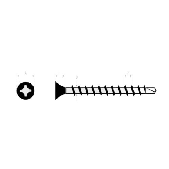 Vis auto-perceuse à tête fraisée Phillips zinguée DIN 7504-P 4.2X32 boîte de 500 - 15242317 Vis auto-perceuse à tête fraisée Phillips zinguée DIN 7504-P 4.2X32 boîte de 500 - 15242317-Lire la description