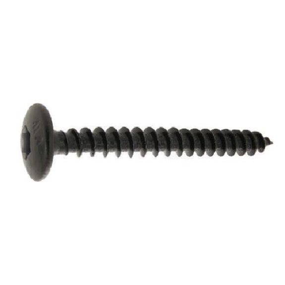 Vis de penture à tête ronde large Torx acier noir 6X40 boîte de 200 - 13360040-Lire la description