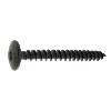 Vis de penture à tête ronde large Torx acier noir 6X40 boîte de 200 - 13360040